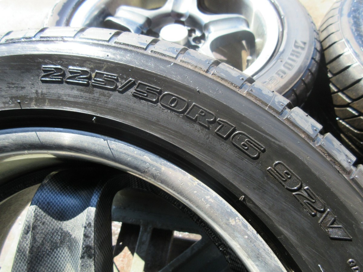 225-50-16 WEDS SPORT RS-5 MAG WHEEL 5X114.3 16X8JJ OFFSET 38 JDM