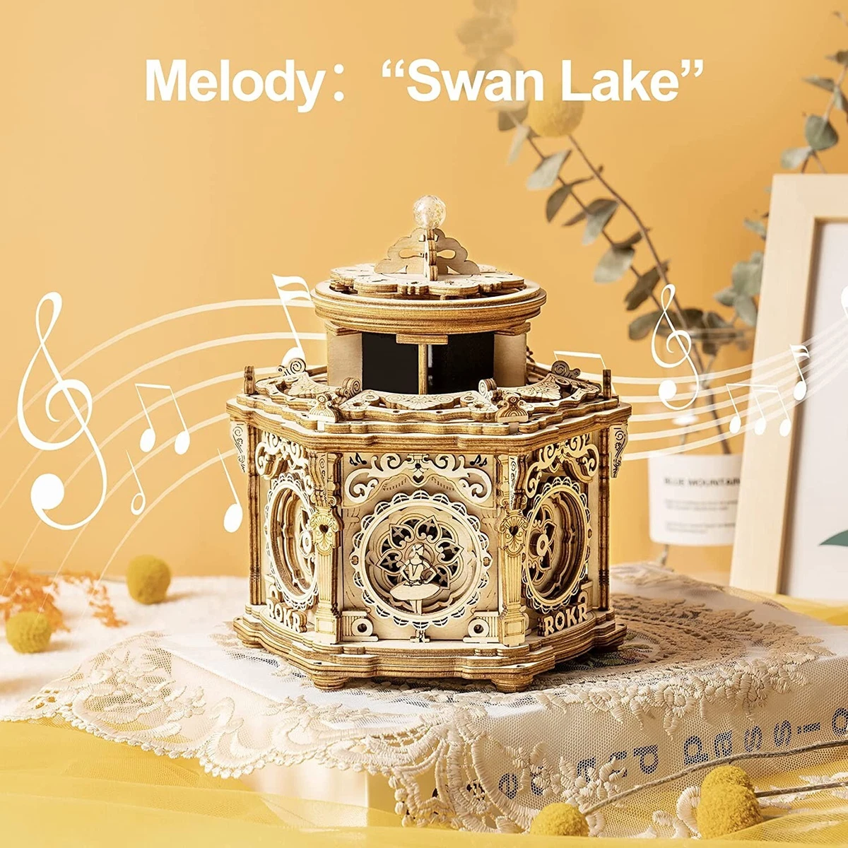 Music box cheap wooden puzzle