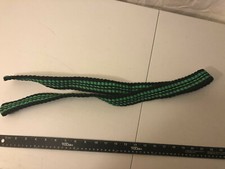 New Handmade Nylon braided Men Women Belt Green Black 48in No Buckle