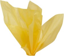 240 Tissue Paper Yellow 20" x 30" Large Sheets Gift Wrap Wrapping