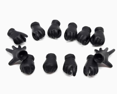 HASUKI PA006 1/12 Scale Black Glove Hands Model for 6'' Female Guard Figma