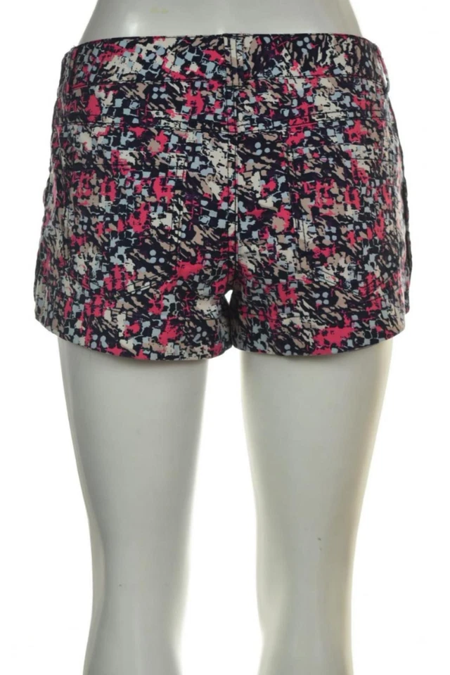 Pantalones Cortos Juicy Couture Mujer Talla 2 Azul Marino Marfil Rosa Estampado Chino Algodón Informal Foto 2 de 4
