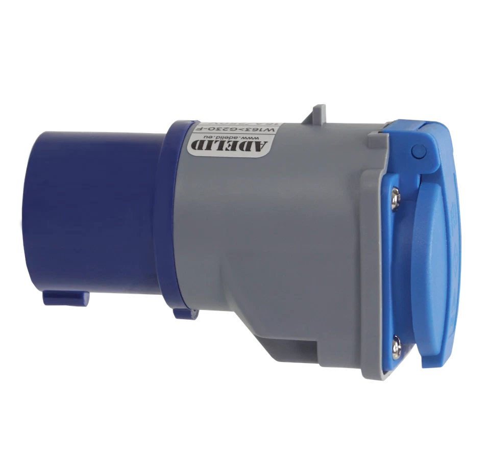 CEE Adapter Stecker Kupplung Verlängerungskabel 16A für Camping Wohnmobil Boot - Bild 2 von 4