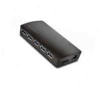 Kensington Uh7000c 7 Port Powered Usb Hub 3.0 With 20w/4amp Charging Adapter (k3 Kensington Uh7000c 7 Port Powered Usb Hub 3.0 With 20w/4amp Charging Adapter (k3