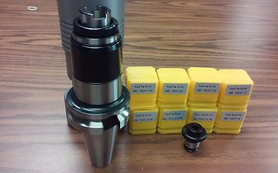 BT40 tapping head, w. 8 positive drive TC312  P-type adapters-new