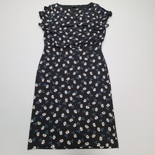 Ann Taylor Dress Womens Medium Black Stylish Dress Casual Comfort Outdoors