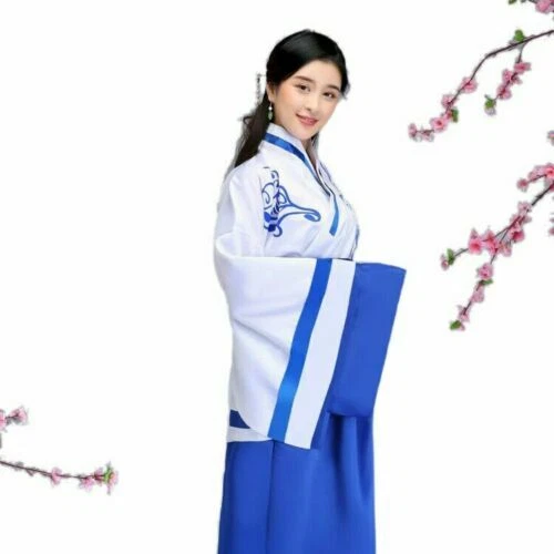 Vestido Chino Asiático Mujeres Adorable Lindo Tradición Baile Performance Halloween Foto 4 de 4