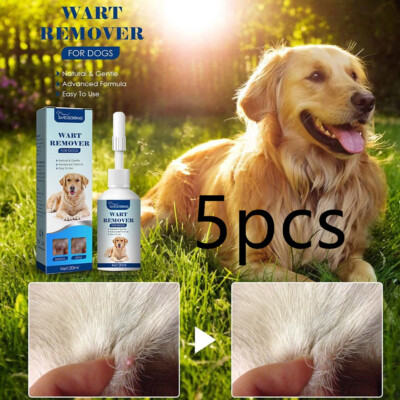 5pcsNatural Pet Wart Remover for Dogs Treat Skin Tags