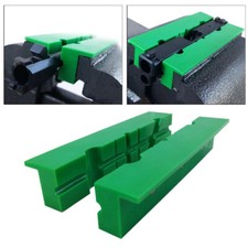 Pair green Soft Vise Jaws Magnetic Vice Jaw Cover Protectors Vice Jaw Pad