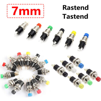 Einbau Mini Taster 3A 125V 1A 250V Drucktaster Push Button Switch Schalter Micro