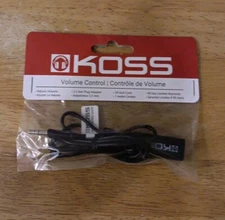 Koss Black Headphone or Earbud Volume Control Accessory Add On New