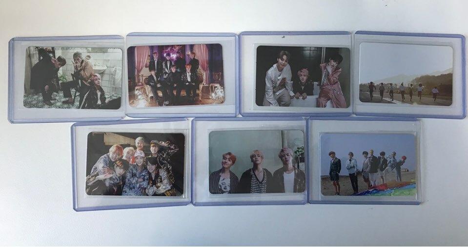 BTS Bangtan Memories of 2016 Official Photo Card 7EA Complete Set