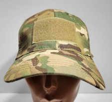 Camo Tactical Adjustable Baseball Cap Hat with 3 spots for patches