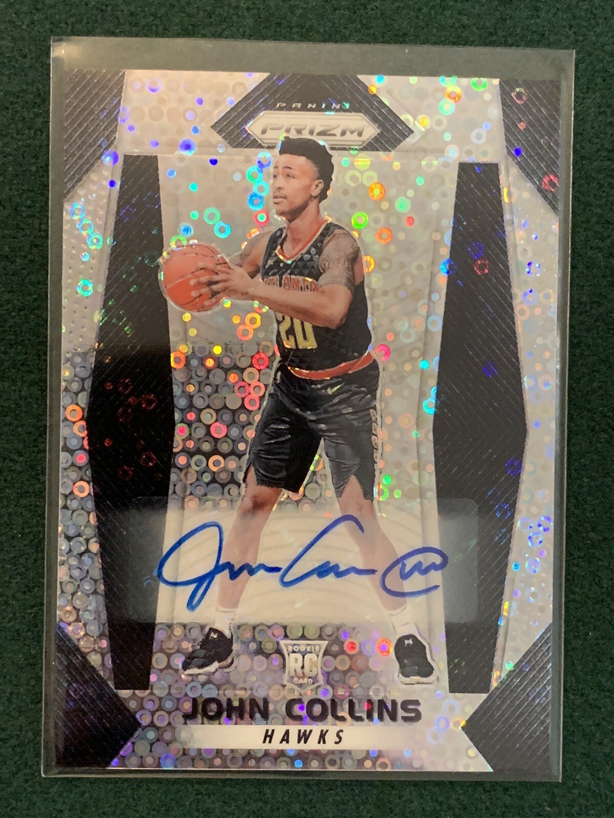 2017-18 Prizm John Collins Fast Break Auto RC #109