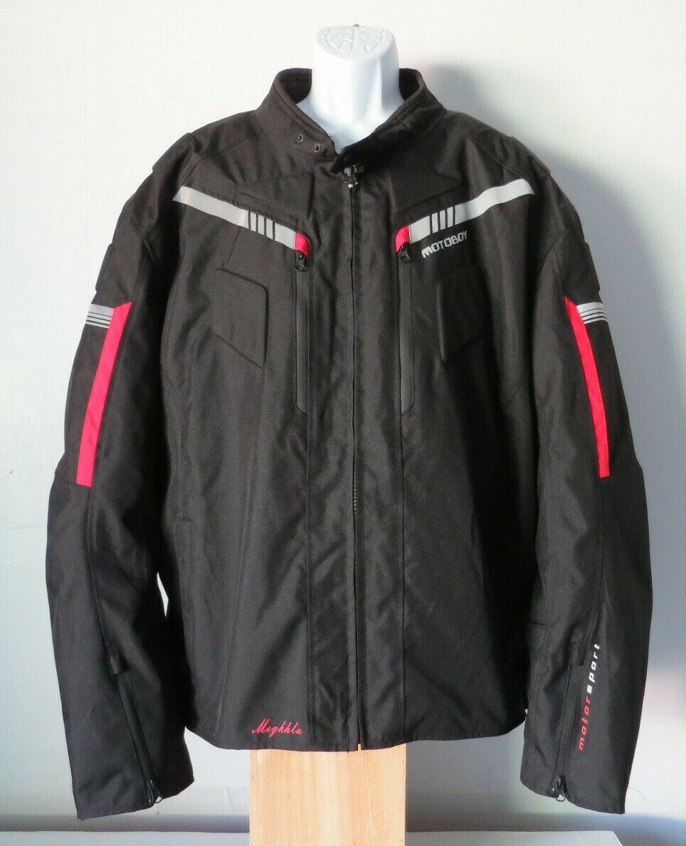 MOTOBOY JACKET 4XL motorcycle racing moto Black padded full MOTOBOY JACKET 4XL motorcycle racing moto Black padded full