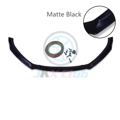 For Mazda 3 AXELA 2014-2018 Matte Black Front Bumper Lip Spoiler