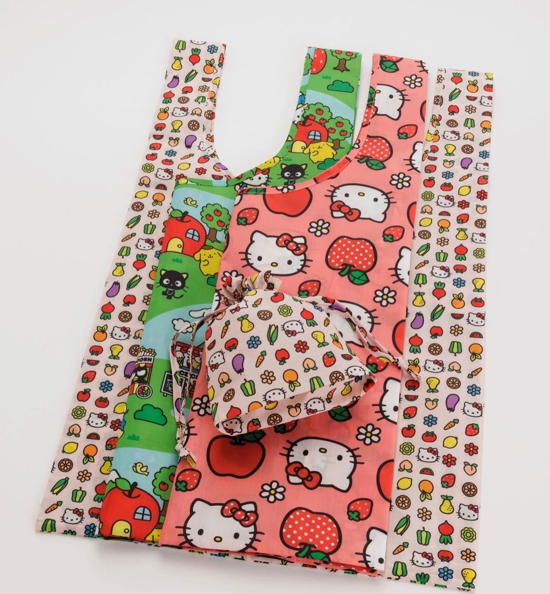 BAGGU Set of 3 STANDARD Hello Kitty and Friends Reusable