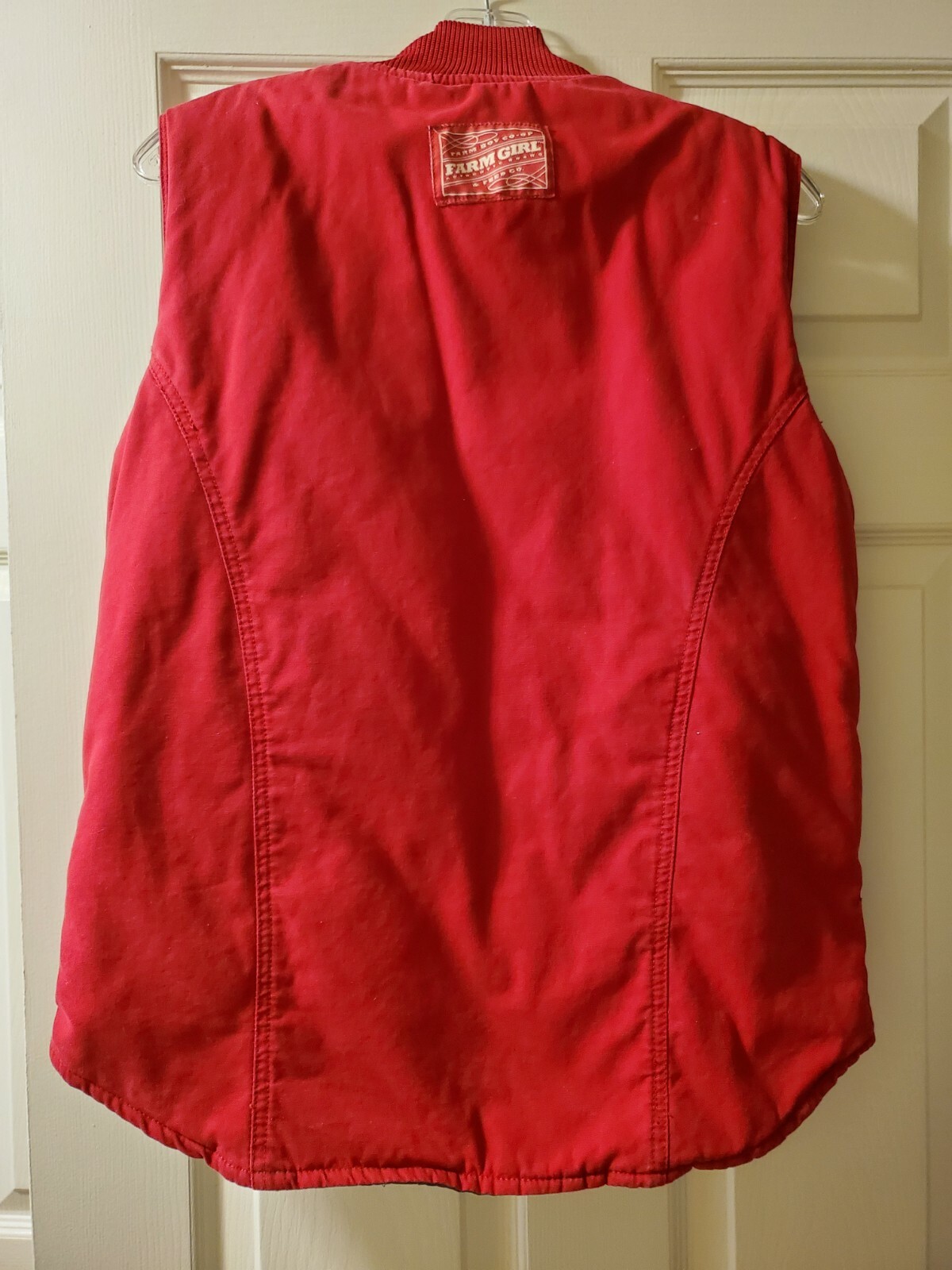 Farm Girl Brand Red/Grey Reversible Western Horse Cow… Gem