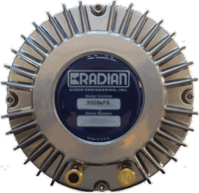 Radian 950 BE PB NEO 16ohm Diaphragm Compression Driver