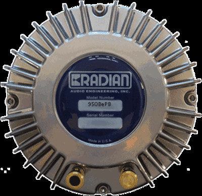 Radian 950 BE PB NEO 16ohm Diaphragm Compression Driver - AUTHORIZED DEALER