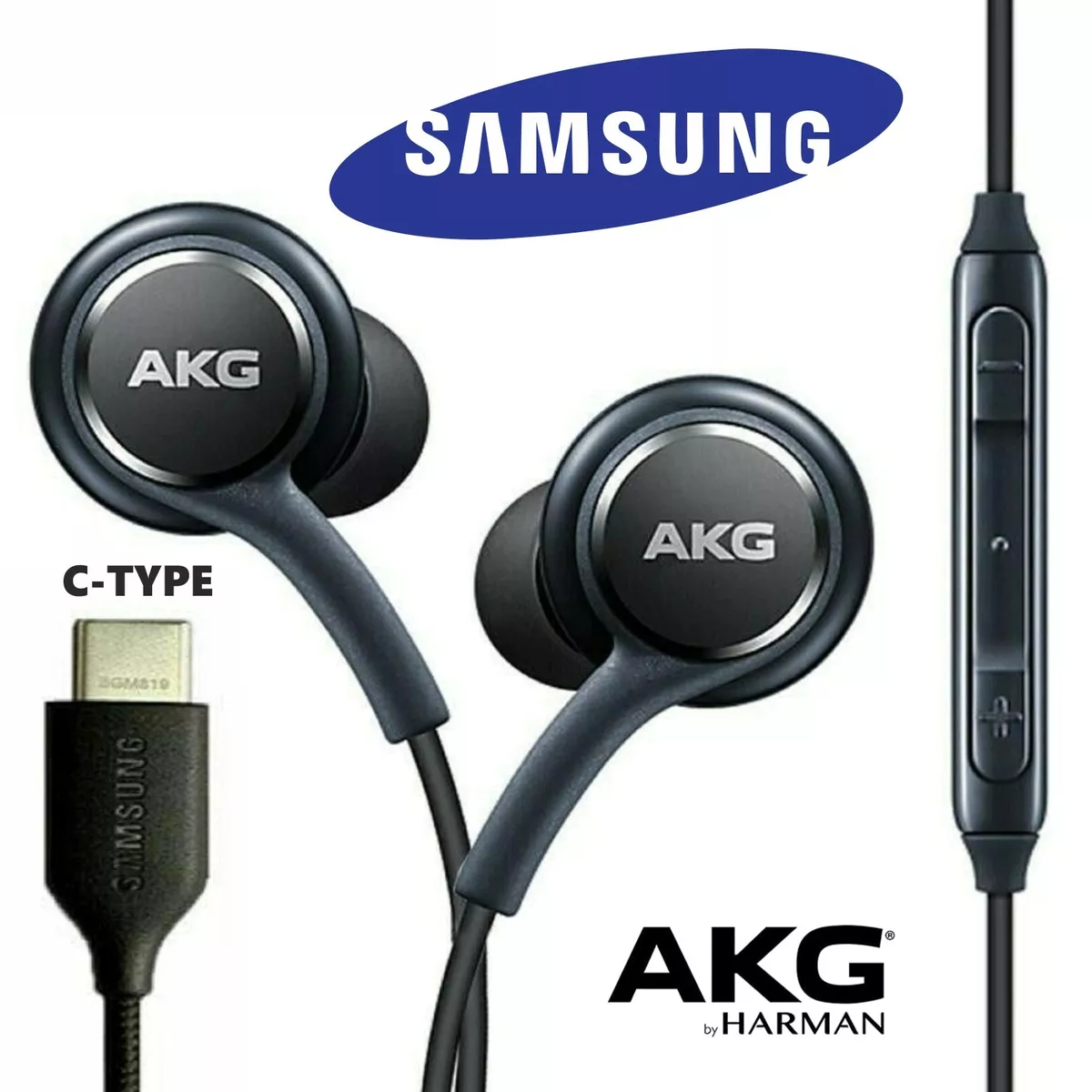 AKG C-Type USB In-Ear Headphones Earphones Wired For Samsung S22 S21 S20  SERIES