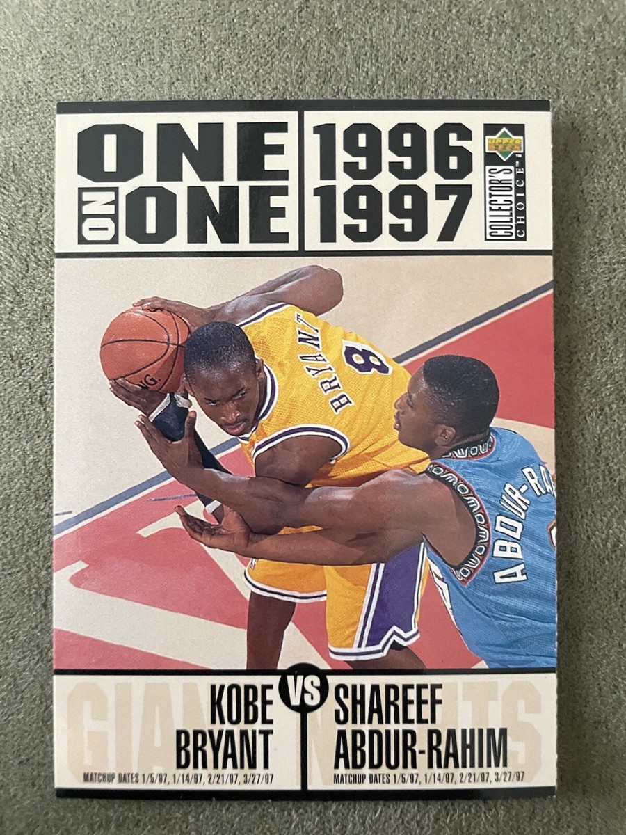 1996-97 Kobe Bryant Rookie Card Upper Deck Collectors Choice One