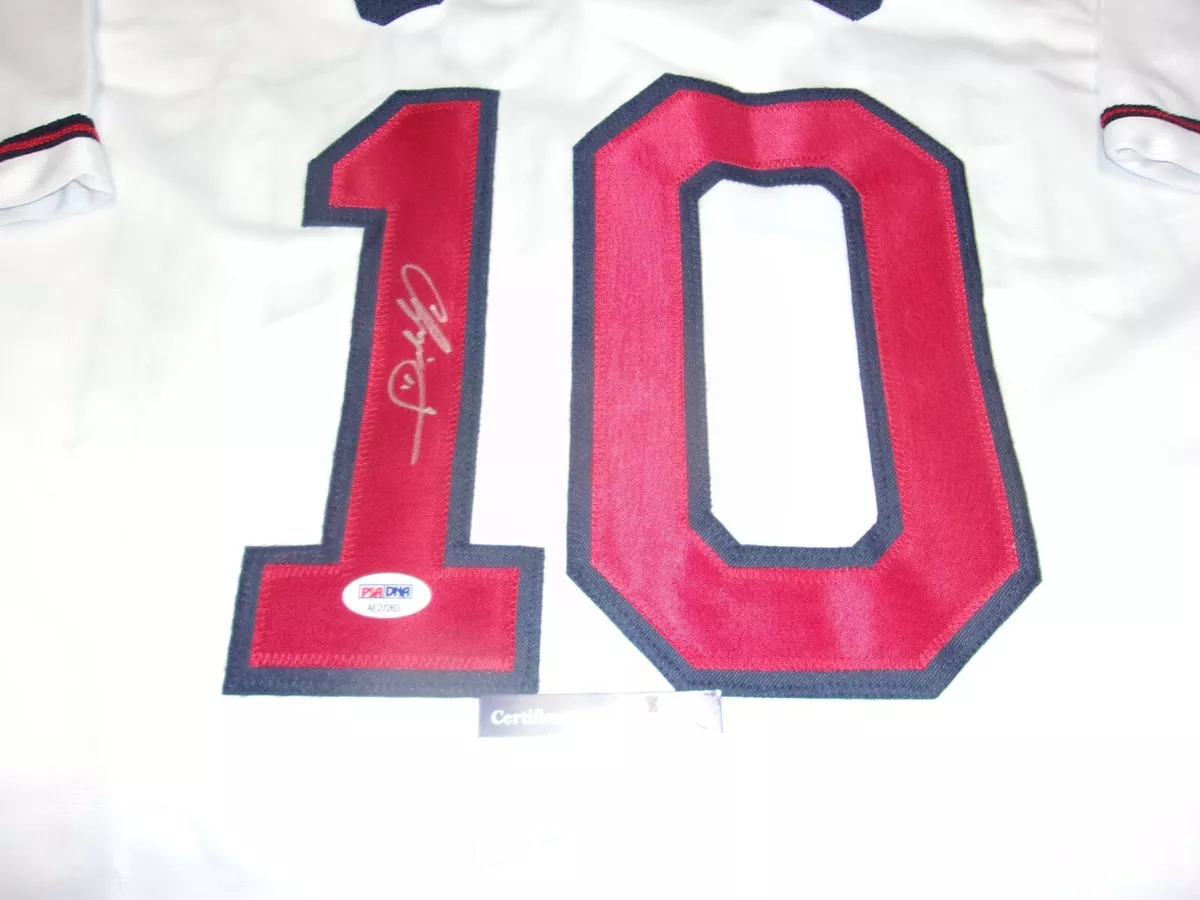 Atlanta Braves Chipper Jones White Awards Collection NL MVP Jersey