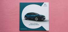 Citroen C4 Cactus Hatch Feel Flair Prospekt Katalog Dezember 2017 neuwertig C 4