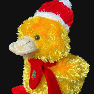 Beautifully Detailed Yellow Duck Christmas Holiday 13