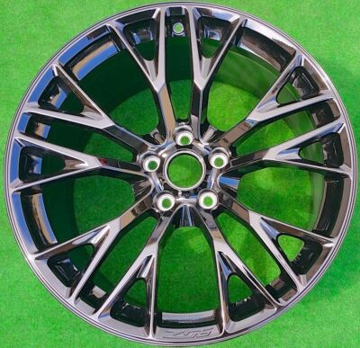 Factory Chevrolet Corvette Z06 Wheel Genuine OEM Black ZO6 C7 Rear