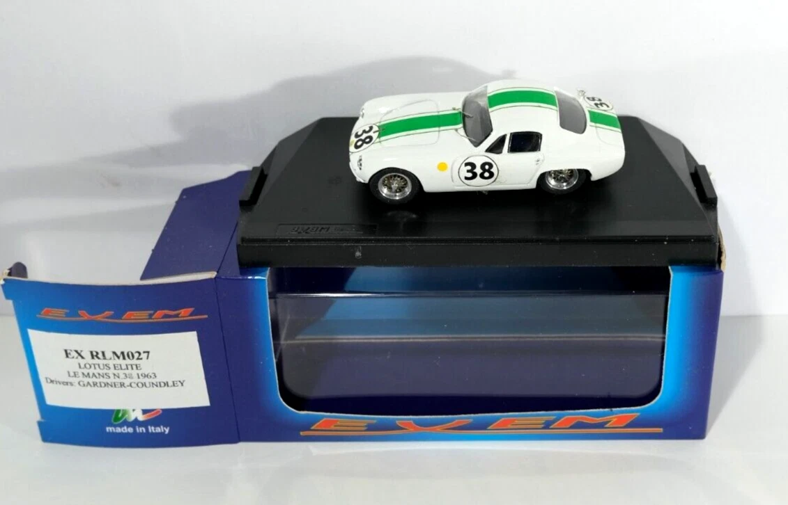 Spark 1/43 Lotus Elite #38 1959 Le Mans 24H J.F. Malle J.C. Vidilles S8200