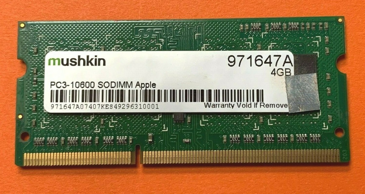 🔥Mushkin APPLE 4GB PC3-10600 SODIMM Laptop RAM Memory 971647A | eBay