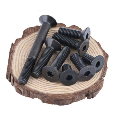 ORANXIN M3 X 16mm 100 Pcs Countersunk Bolts Grade 10.9 Carbon Steel Hex Socket Cap Screw Flat Head Allen Bolts Machine Screws Fasteners