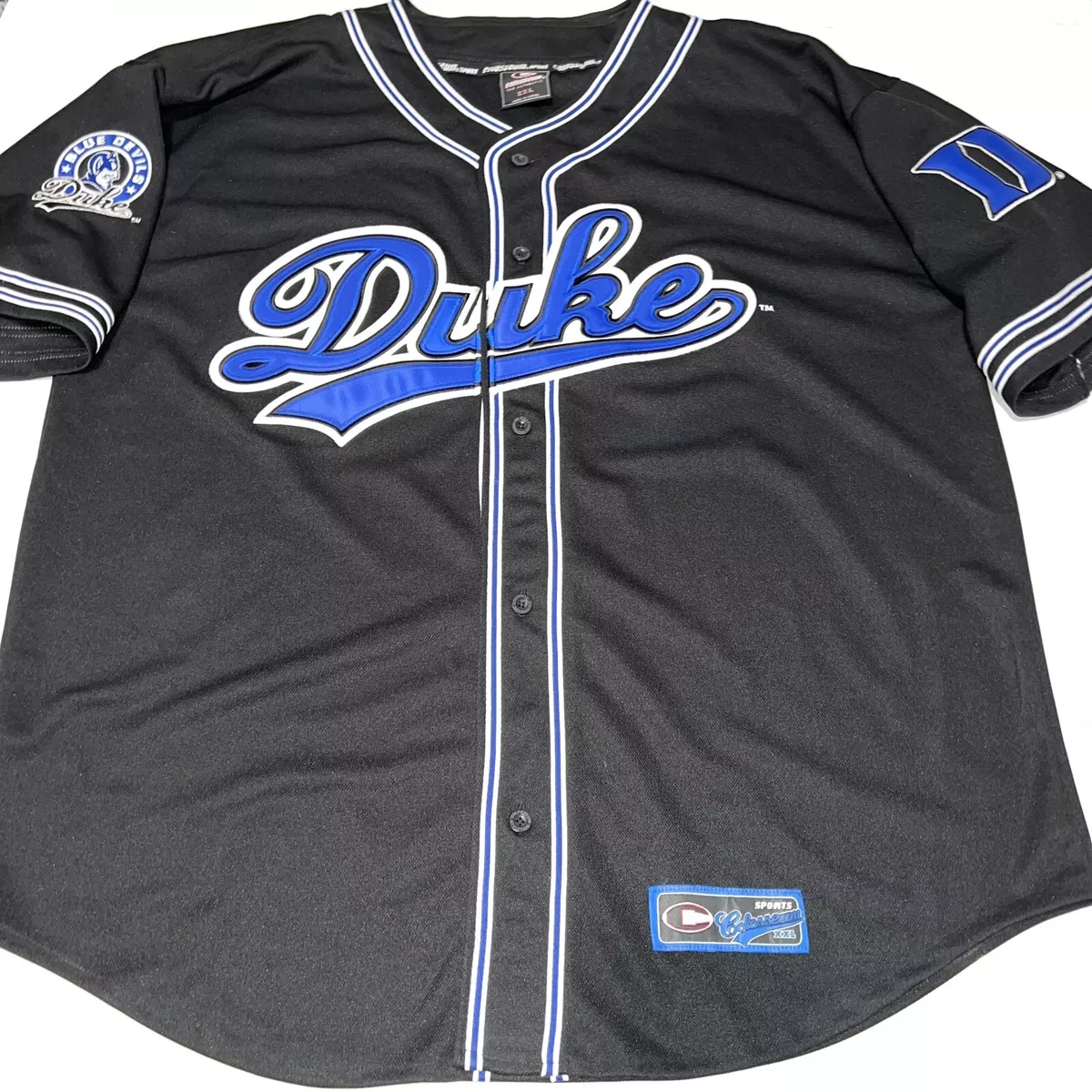 Duke Blue Devils Classic Baseball Jersey Shirt –