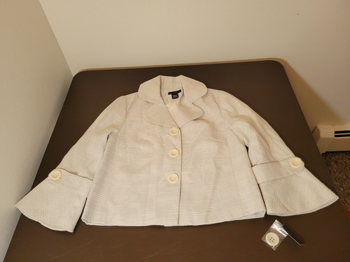 Rafaella Womens Size 6 Texured Novelty Jacket Blazer New Nwt - Picture 10 of 19