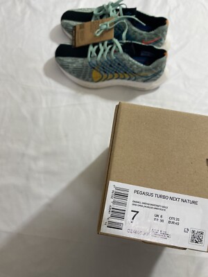 New Mens Size 7 Emerald Green Nike Pegasus Turbo Nature  display picture 2