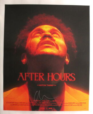THE WEEKND SIGNED AUTOGRAPH 24X30 CONCERT TOUR POSTER - AFTER