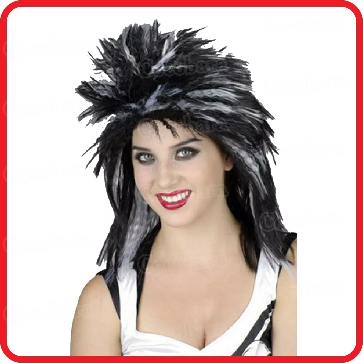 White rocker cheap wig