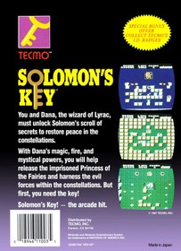 Solomon's Key [5 Screw] - NES [Cartridge Only]