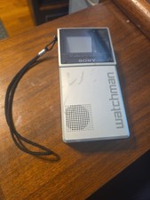 Sony Watchman FD-20A Portable B&W TV Powers On Parts Repair - See Video