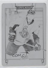 2017-18 Upper Deck Compendium Printing Plate Black 1/1 Dion Phaneuf #485 b9t
