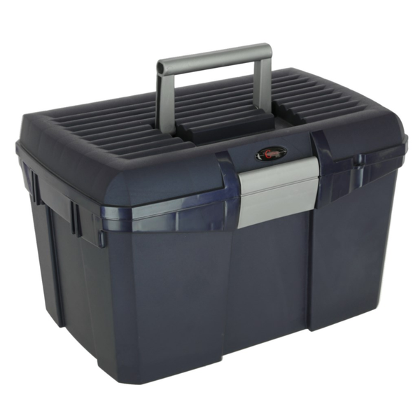 Pflegebox Tack Tragetasche Pferd 40 X 26 X 24,5 Cm - Mitternachtsblau-image