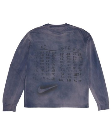 Cactus Jack Fragment Nike ベースボールシャツ L NWT Sz L Travis Scott Cactus Jack x Fragment x Nike Houston Long