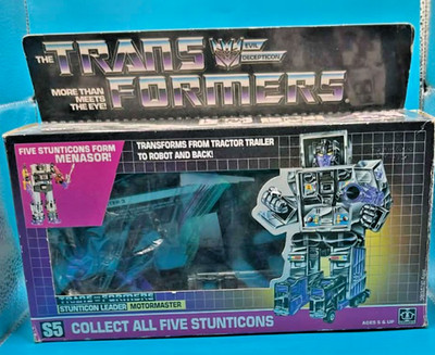 Motormaster With Box 100% Complete Vintage Hasbro G1 Transformers Action Figure