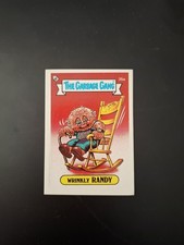 Wrinkly Randy 35a - The Garbage Gang Card 1985 Rare Australian Release 