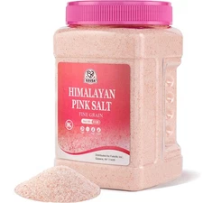 52USA Himalayan Pink Salt Fine, Fine Ground Table and Cooking Salt, 80oz (5 P...