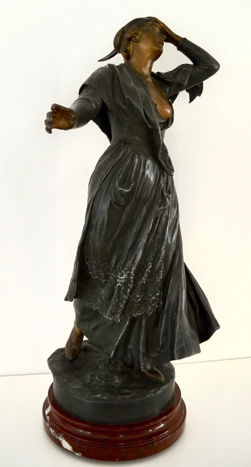 MERCIE Antonin (1845-1916) "Mireille" Arles Provence Arlésienne Saintes Maillane - Photo 3/4