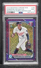2024 Bowman Chrome Mega Box Purple Mojo Refractor /250 Daiber De Los Santos 1m6p
