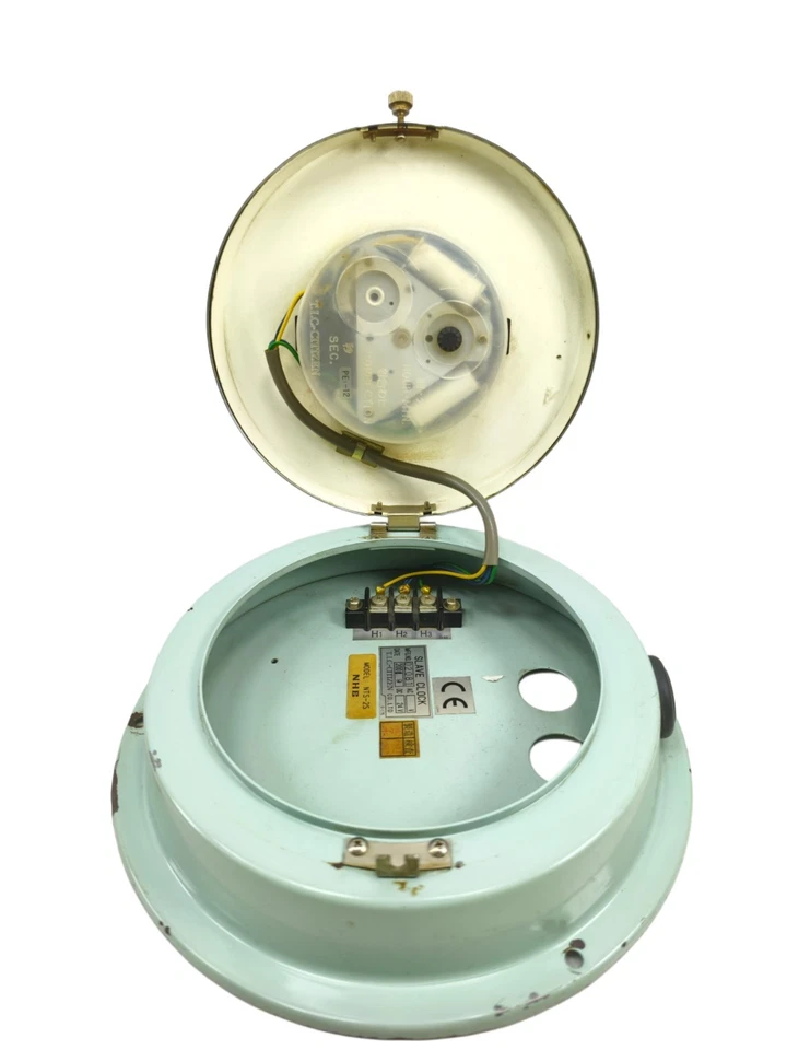 Reloj Citizen NTS-2S NHE DC24V Esclavo Barco Maestro Cronómetro Marino Montaje en Pared Foto 2 de 4