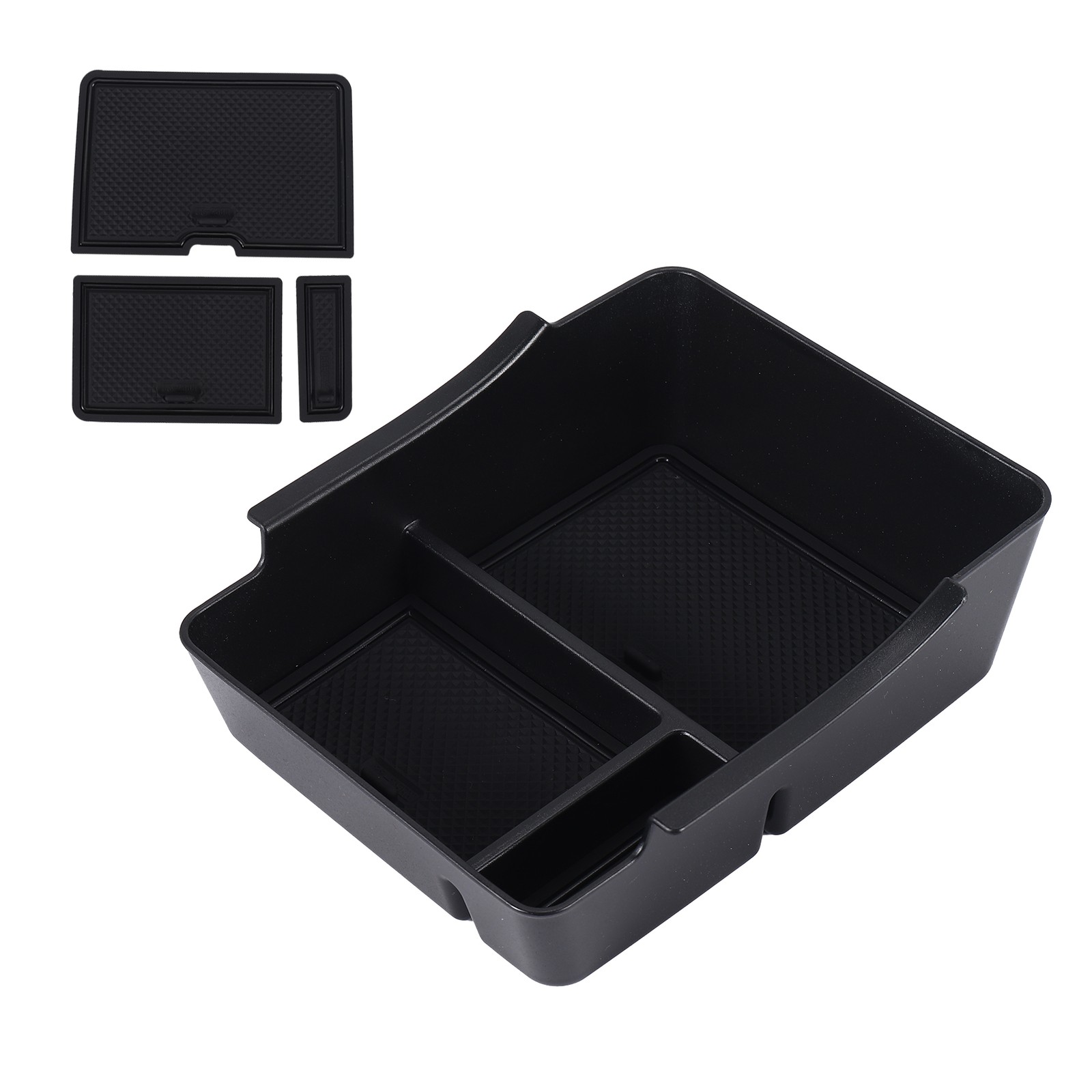 Car Center Console Organizer with Armrest Storage Box for Interior Accessories
